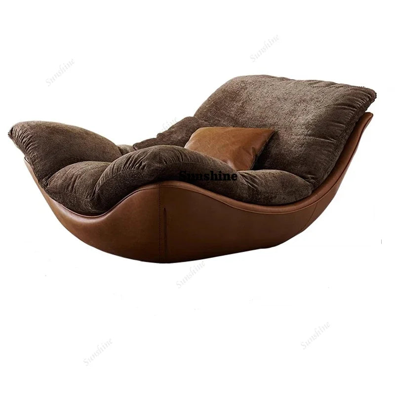 Luxury Curved Couch Living Room Single Lazy Boneless Living Room Sofas Modern Puff Woonkamerbanken Living Room Furniture  FT