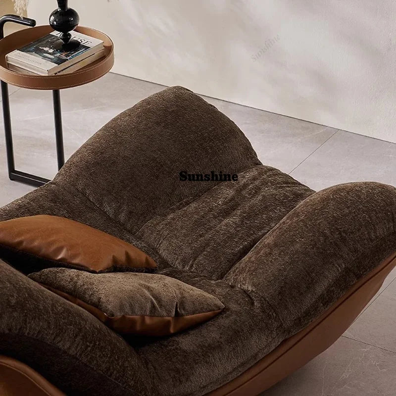 Luxury Curved Couch Living Room Single Lazy Boneless Living Room Sofas Modern Puff Woonkamerbanken Living Room Furniture  FT